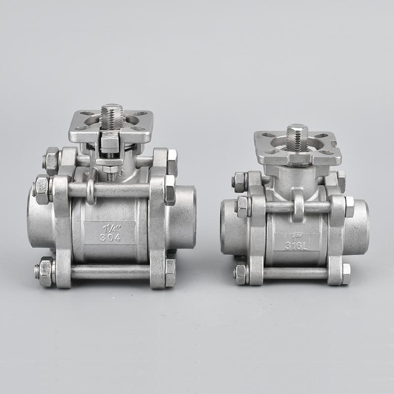 三片式焊接高平臺(tái)球閥