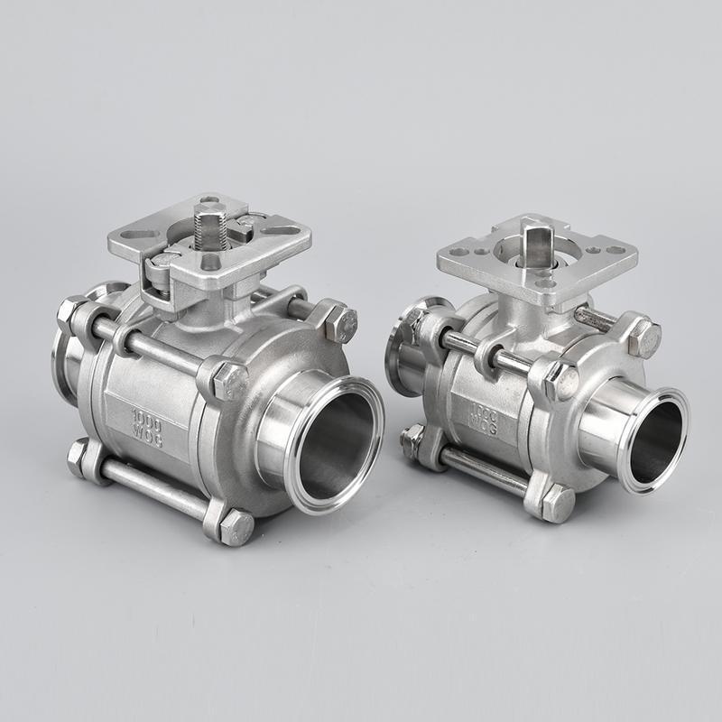 三片式快裝高平臺球閥