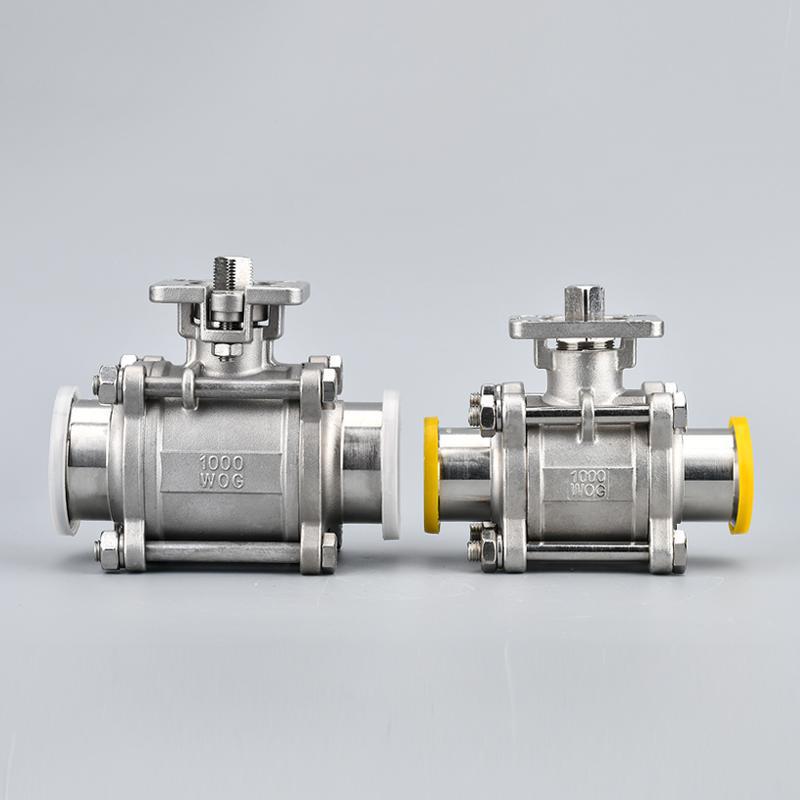 三片式快裝高平臺球閥